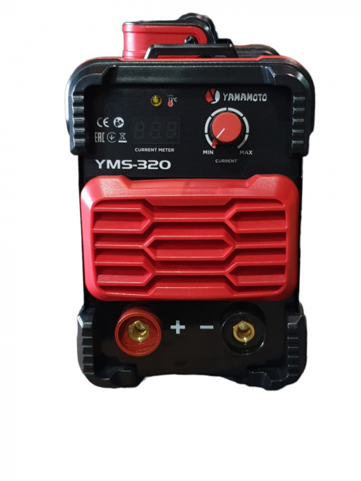 Aparat de sudura de tip invertor Yamamoto YMS-320, MMA, 320A, Diametru electrozi 1.6-4mm, Rosu/Negru [4]