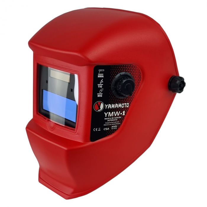 Pachet Aparat de sudura de tip invertor Yamamoto YMS-320, MMA + Masca automata YMV-1 , 3 x suporti magnetici, 1 pachet electrozi,  320A, Diametru electrozi 1.6-4mm, Rosu/Negru [4]