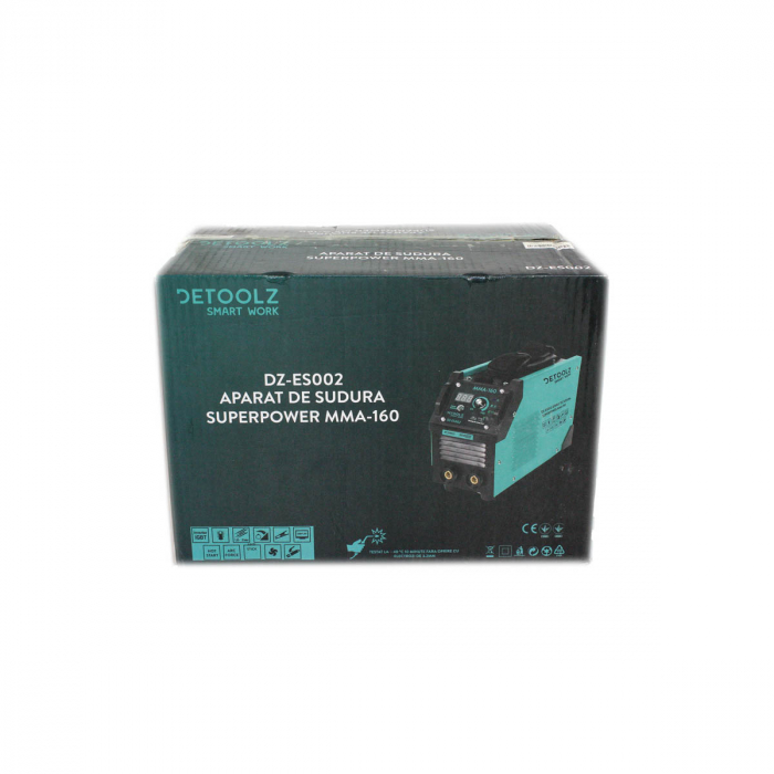 Aparat de sudura Detoolz DZ-ES002, MMA, 190A,1.6-5.0mm, Accesorii Incluse [5]