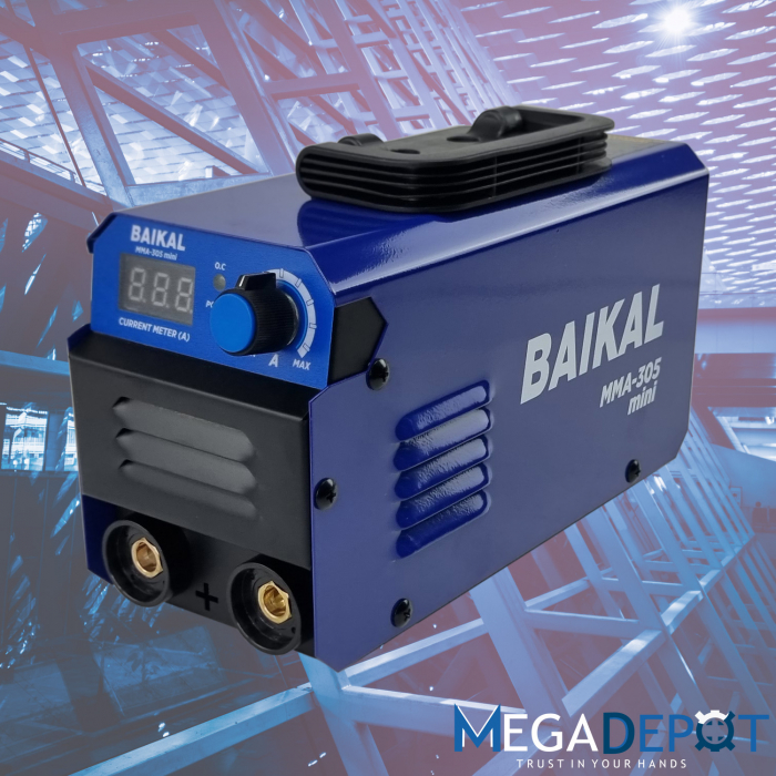 Aparat de sudura, invertor Baikal 305 mini, ultra portabil, afisaj electronic, ventilator racire, protectie supra-incalzire [5]