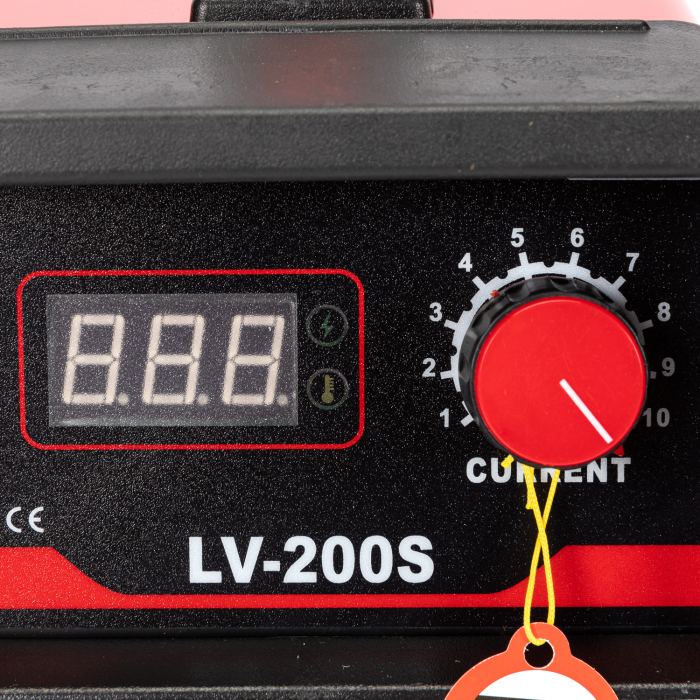 Aparat de sudura invertor Micul Fermier LV-200S, 200A, Rosu, Accesorii incluse [7]