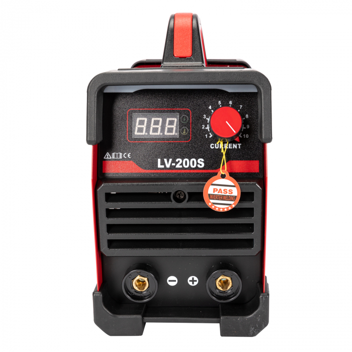 Aparat de sudura invertor Micul Fermier LV-200S, 200A, Rosu, Accesorii incluse [5]