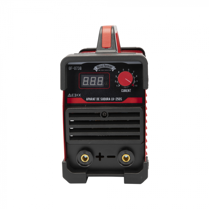 Aparat de sudura invertor Micul Fermier LV-250S, 250A, Rosu, Accesorii incluse [4]