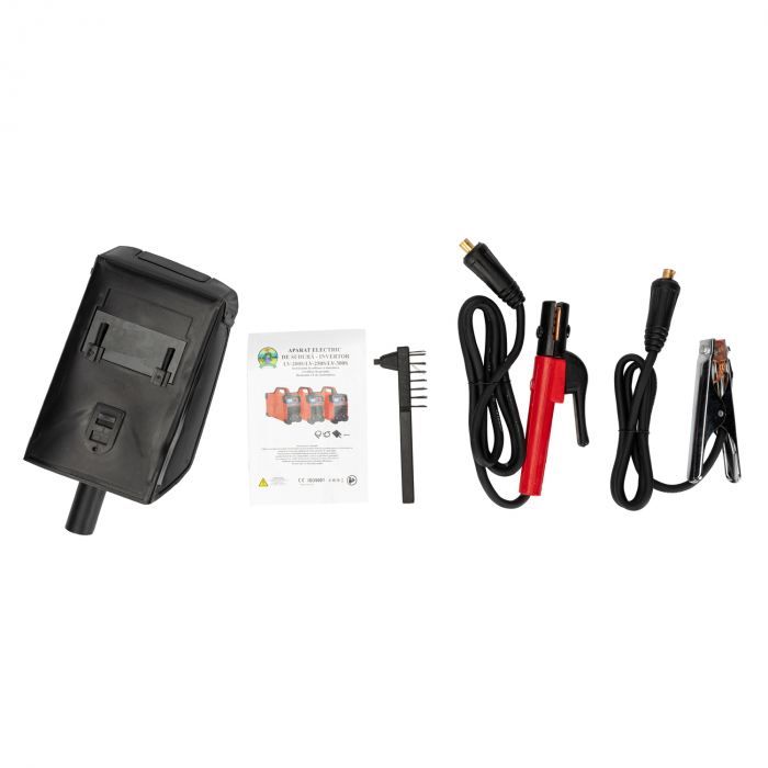 Aparat de sudura invertor Micul Fermier LV-300S, 300A, Rosu, Accesorii incluse [9]