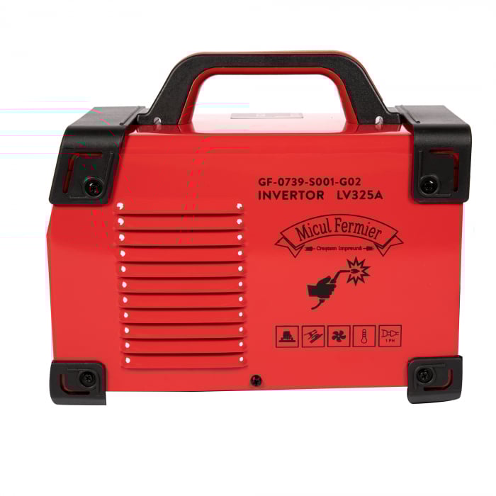 Aparat de sudura invertor Micul Fermier LV-325S, 325A, Rosu, Accesorii incluse [5]