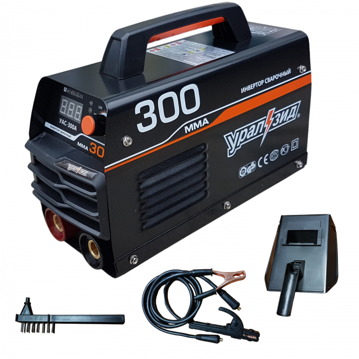 Aparat de Sudura - Invertor MMA 300A URALZID + Masca Automata,cu cristale lichide, Accesorii Incluse [2]