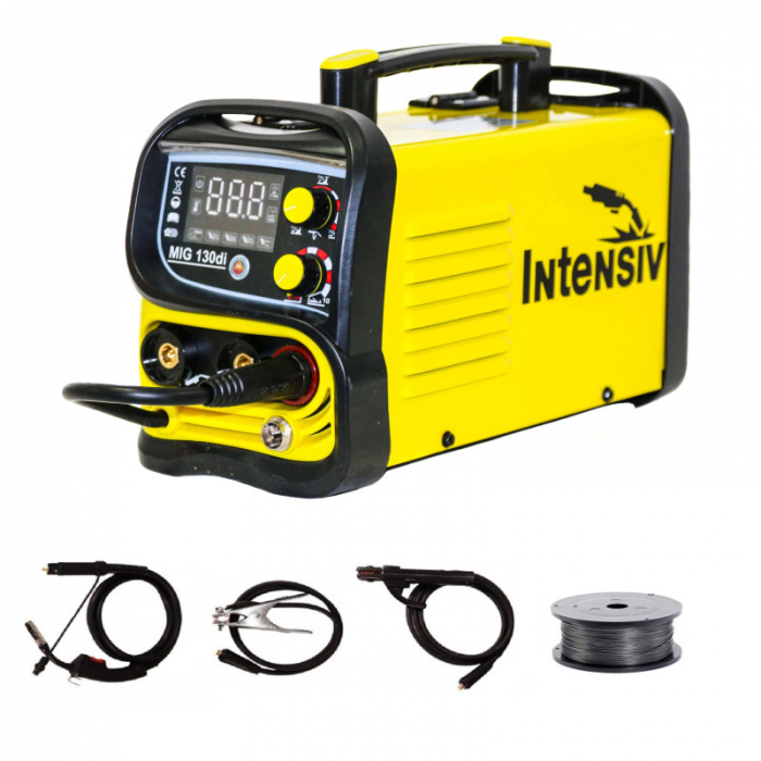 Aparat de sudura MIG 130di INTENSIV tip MIG-MAG, 130A, electrozi 1.6-2.5mm, diametru sarma 0.8-1.0mm