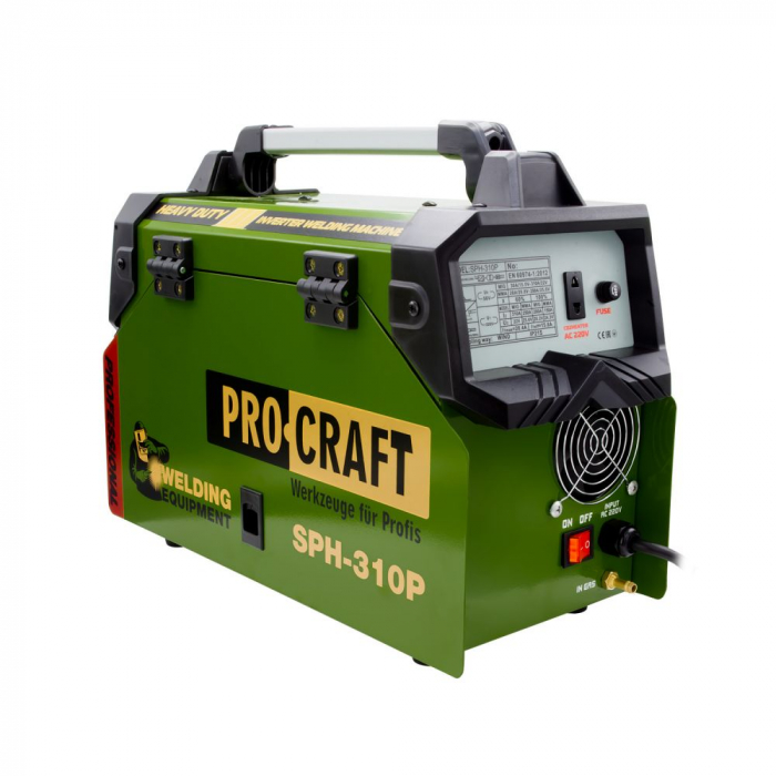 Aparat de sudura Procraft SPH310P, MMA/ MIG, Profesional, Electrozi si Gaz Inert , 310A [4]