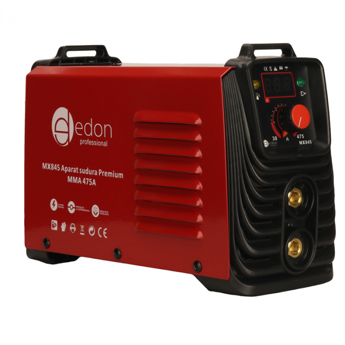 Aparat de sudura tip invertor EDON PROFESSIONAL MMA475A, 475Ah, cablu electrod 3 metri, afisaj electronic, protectie supraincalzire, ventilator de racire [4]