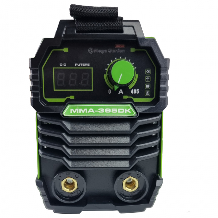 Aparat de sudura tip invertor MegaGarden MMA 395DK, 405Ah, cablu 3 metri, Accesorii Incluse,Cutie de Transport [3]