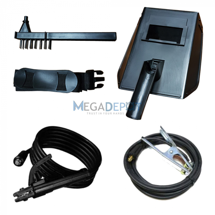 Aparat de sudura tip invertor, PartnerPro MMA 340, 340A, afisat electronic, ventilator de racire, sistem anti-lipire, protectie supra-incalzire [4]