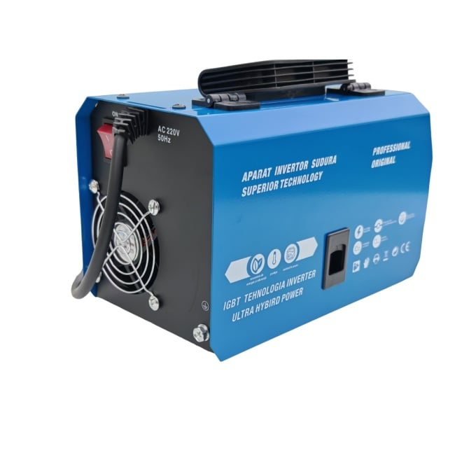 Aparat de sudura Ural MIG/MMA/LIFT TIG, 495A, Afisaj digital, Accesorii incluse, Albastru [4]