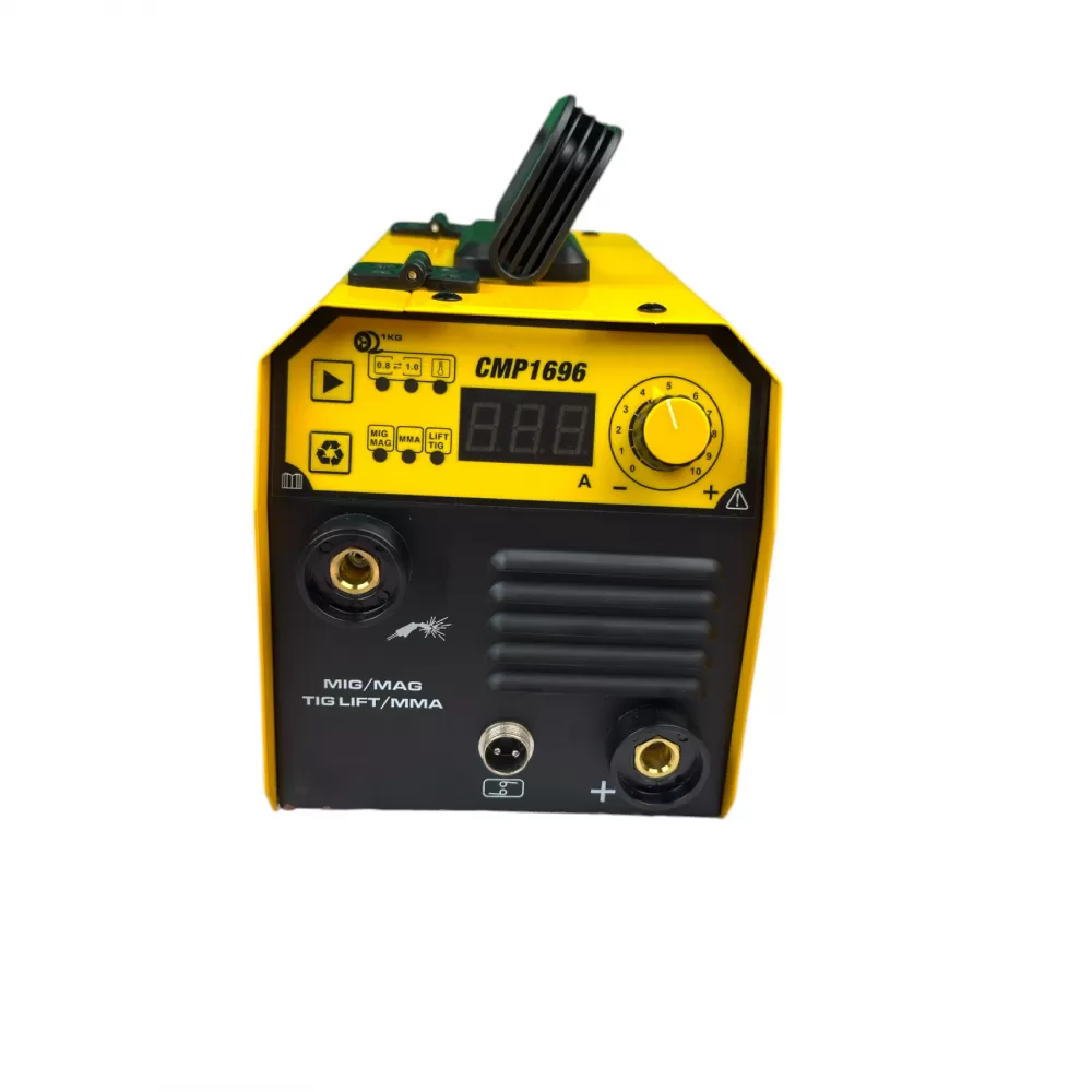 Aparat de sudura Ural MIG/MMA/LIFT TIG, 495A, Afisaj digital, Accesorii incluse, Galben [2]