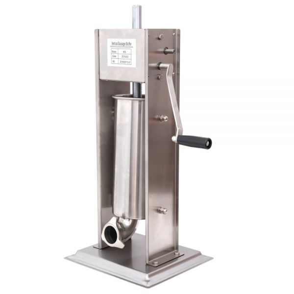 Aparat de umplut carnati profesional Elefant ML-S5, 5Kg, Mecanic, Inox-integral, 6 palnii incluse [7]