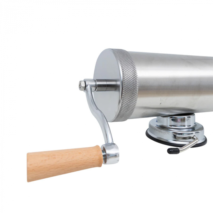 Aparat de umplut carnati, Orizontal, Inox, Capacitate 3 kg, 3 Palnii Incluse [5]
