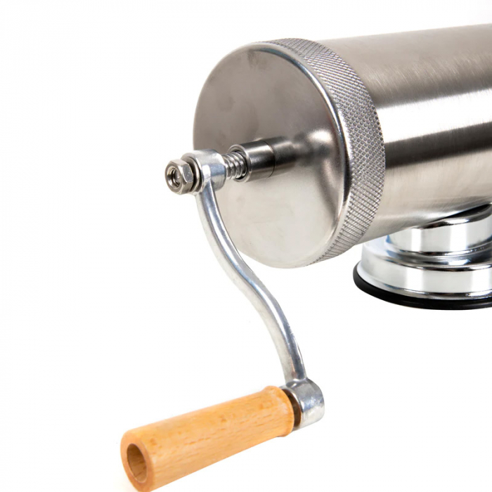 Aparat de umplut carnati, Orizontal, Inox, Capacitate 3 kg, 3 Palnii Incluse [4]