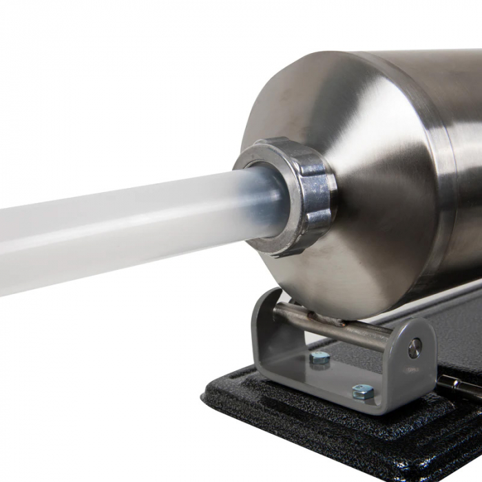 Aparat de umplut carnati, Orizontal, Inox, Capacitate 5.5kg, 5 Palnii Incluse, sistem anti-bule [4]