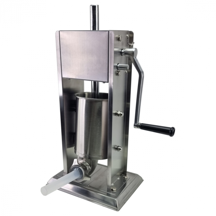 Aparat de umplut carnati profesional Elefant ML-S3, 3Kg, Mecanic, Inox-integral, 6 palnii incluse [2]