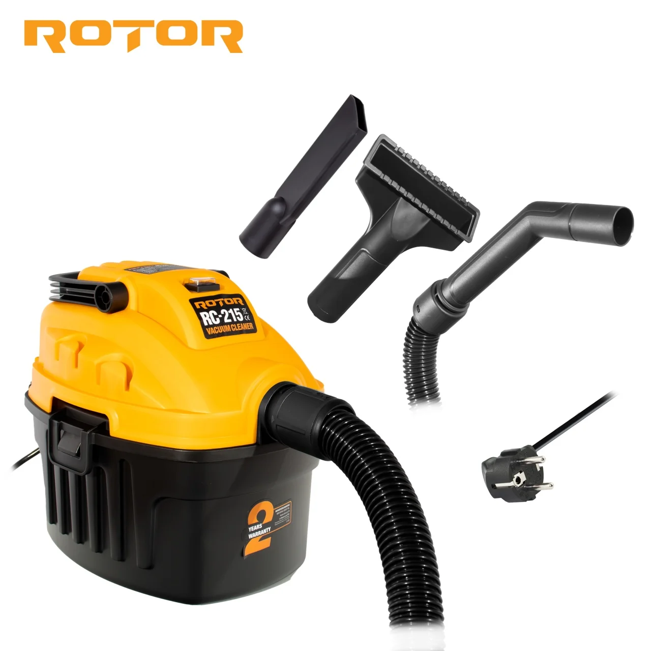 Aspirator cu functie uscata-umeda Rotor, 600W, Volum 6L, Putere aspiratie 15KPA [5]
