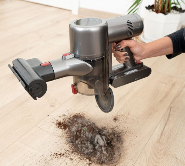 Aspirator vertical 3in1 Oliver Voltz OV51001L, 25.9V, 185AW, Functie Turbo+Auto, Filtru Hepa, Autonomie 55 min. [6]