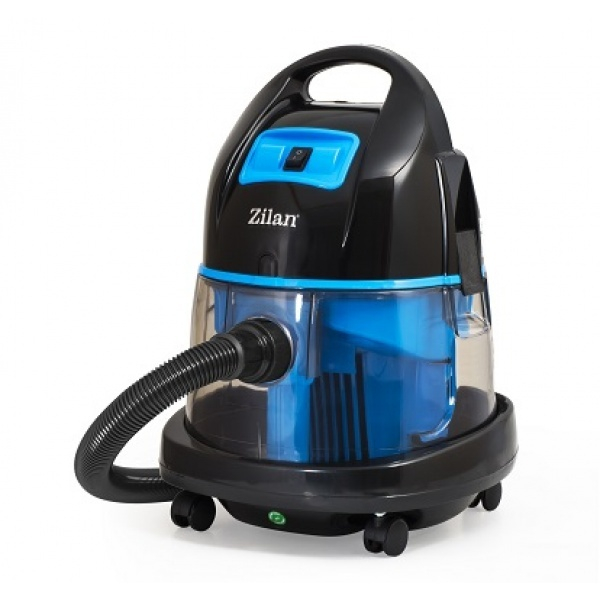 Aspirator zilan zln-8945, 2000w, filtrare prin apa si uscata, albastru