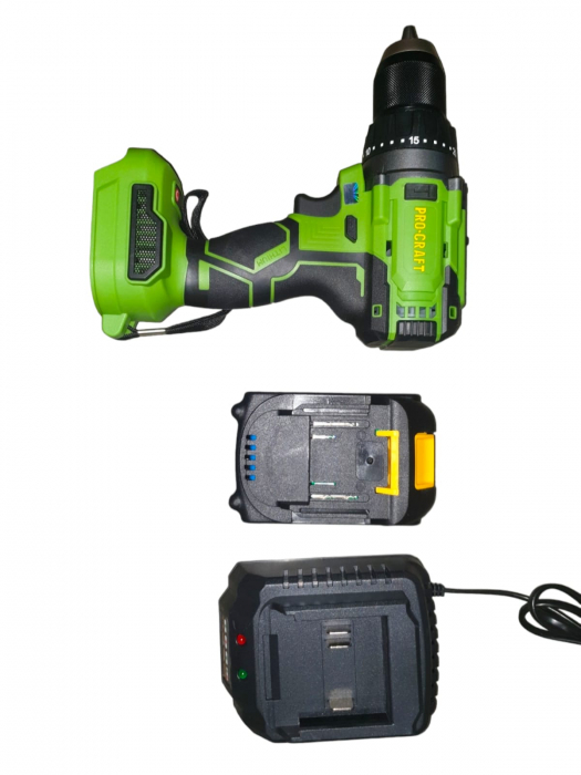 Autofiletanta cu acumulator ProCraft PA 21Li, 21V/4Ah, 1450RPM, 1 bit cu doua capete [4]