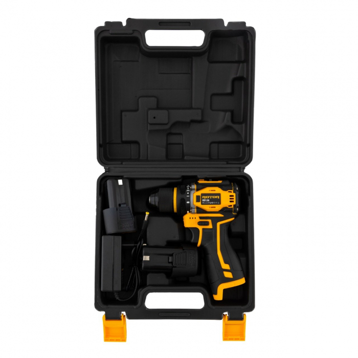 Autofiletanta pe acumulator Rotor, 18V/1.5Ah, 2000RPM, 2 Viteze, 19 Trepte cuplu, Dimensiune mandrina 1.5-10mm [12]