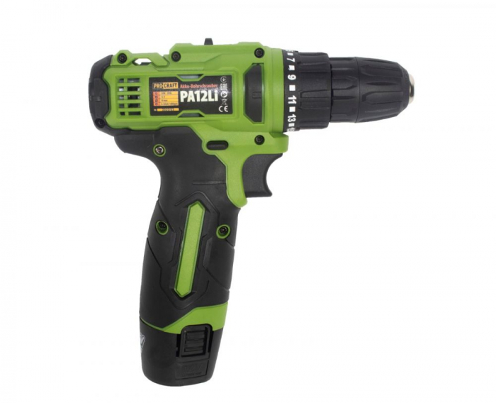 Autofiletanta cu acumulatori Procraft PA12LI Compact, 12V, 2 acumulatori inclusi, 1350RPM, 2 trepte [3]
