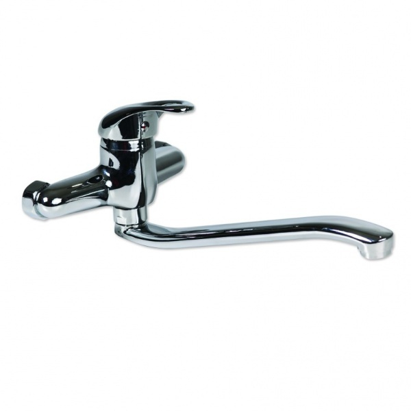 Baterie bucatarie pipa mare 25cm zinox zln-7741, monocomanda, cartus ceramic 40mm