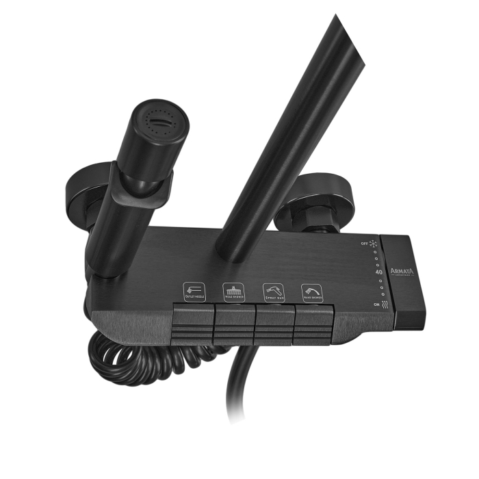 BCS-009-J black Coloana de dus din aluminiu cu butoane 4 in 1 ARMATA [2]