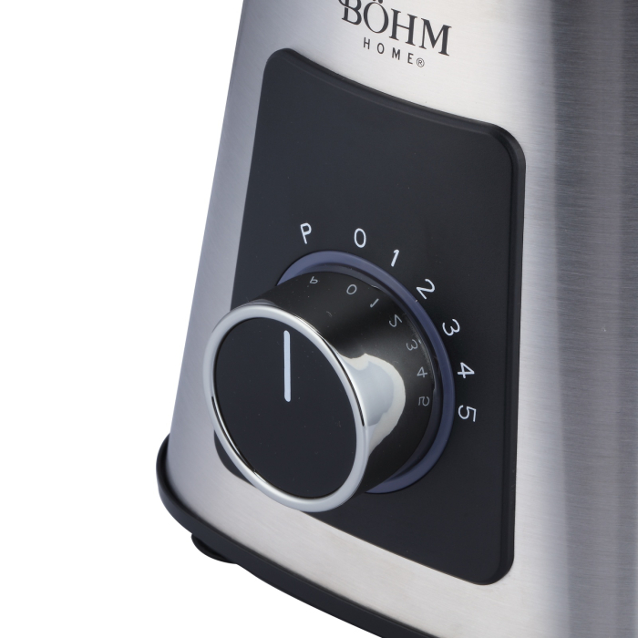 Blender de masa BOHM Home BTBG80S15, 800 W, 1,5 L, 5 viteze + Pulse, 6 lame [9]