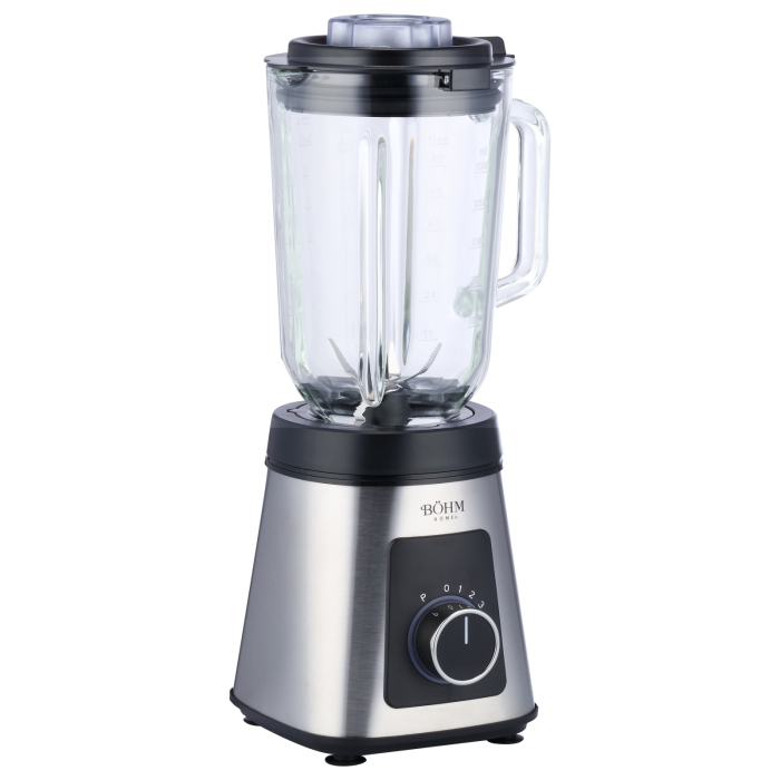 Blender de masa BOHM Home BTBG80S15, 800 W, 1,5 L, 5 viteze + Pulse, 6 lame [3]