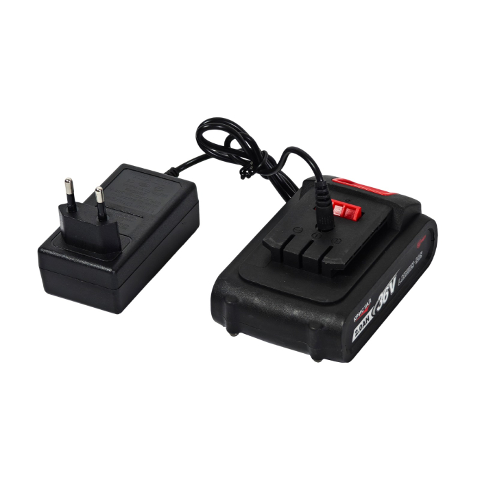 Bormașină cu acumulator DDT-KRISTAL 36V, 2 acumulatori Li-Ion 2.0Ah, motor fara perii (brushless), 2 viteze, cuplu reglabil, sistem autoblocaj,  valiză de transport [10]