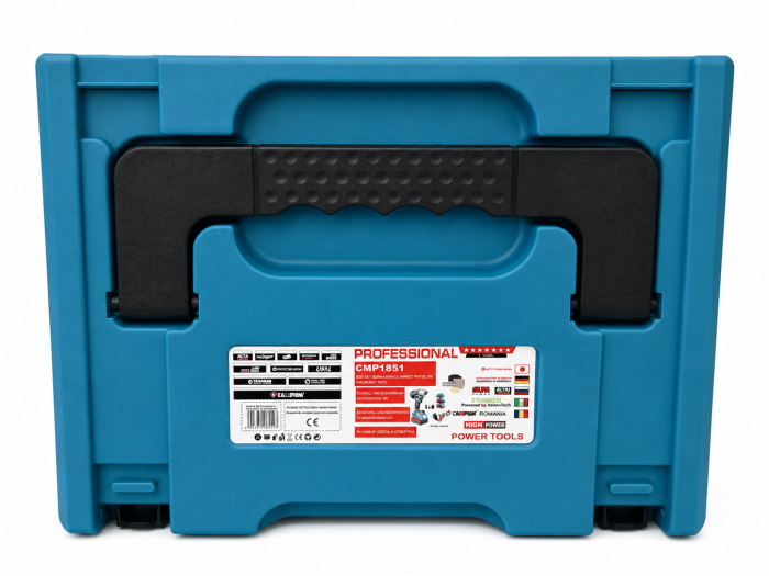 Masina de impact / Bormasina pe acumulator Altai Campion PRO, 48V / 6Ah, Brushless, 400 Nm, 2 Acumulatori, 3 Adaptoare incluse, Geanta de transport [7]