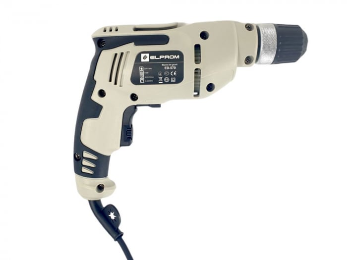Bormasina Elprom ED-570, 0-2800 rpm variator, 570W, mandrina 10mm, cu nivela, Model 2021 [2]