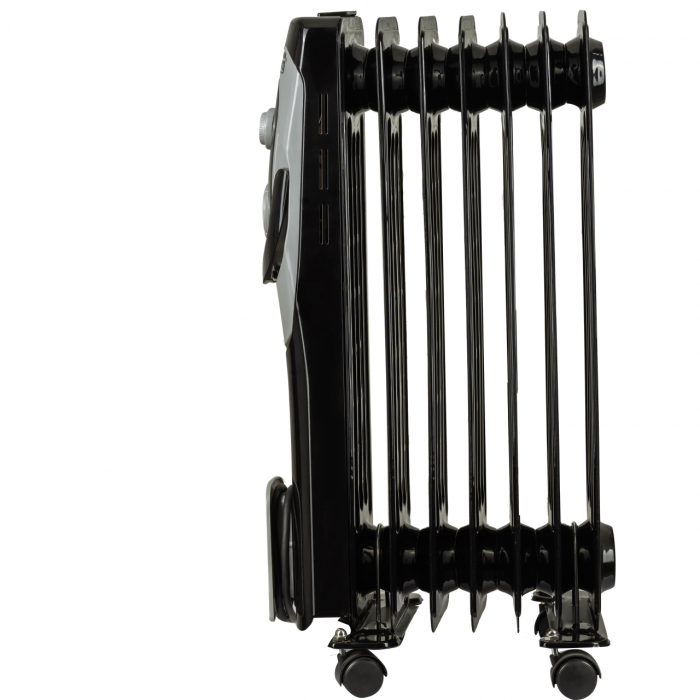 Calorifer electric Hausberg HB-8900NG, 1500 W, 7 elementi, 3 nivele de putere, termostat reglabil [3]