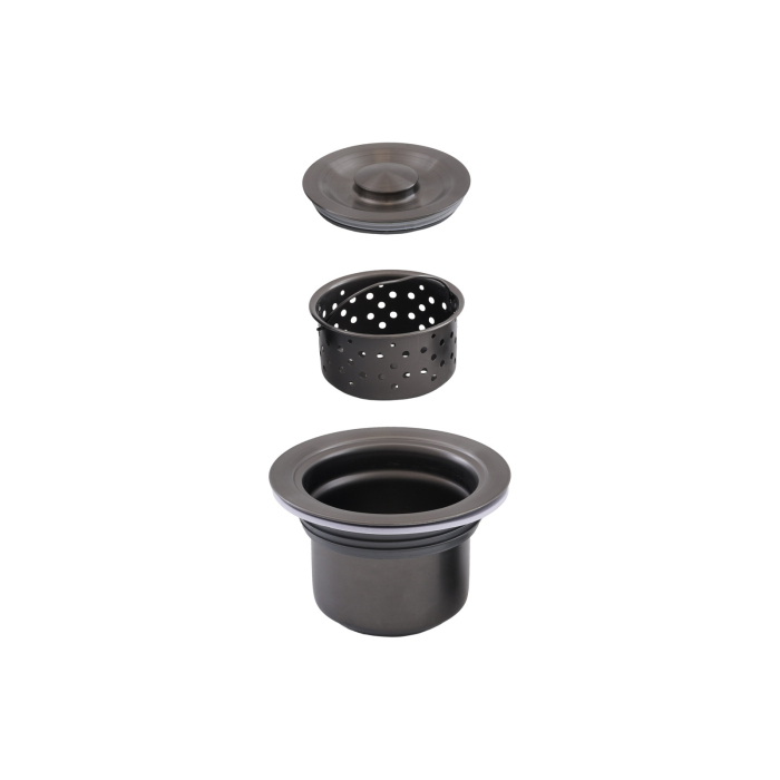 Chiuveta bucatarie din inox alimentar SUS304 , BH7849RB BOHM nano black 780x490x215 mm [5]