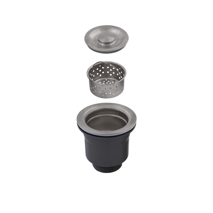 Chiuveta de bucatarie din inox alimentar SUS304 BH6050S BOHM Satin 600X500X220 mm [4]