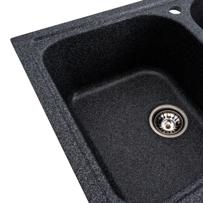 Chiuveta de bucătărie Elefant Premium Equatoria, Grafit , 785x490 mm [5]