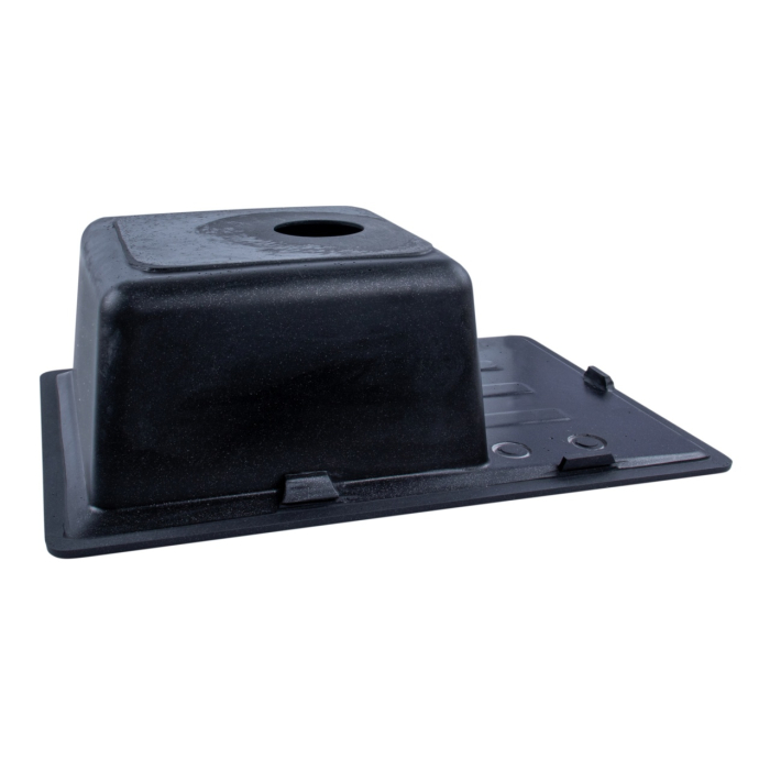 Chiuveta de bucătărie Elefant Premium Liana , Negru metalic , 430x620 mm [6]