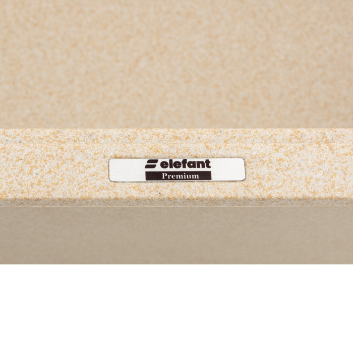 Chiuveta de bucatarie Elefant Premium SHERLIT, Safari 600x500 mm [7]
