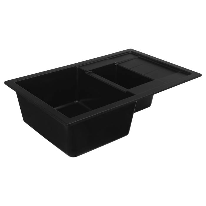 Chiuveta de bucatarie Elefant Premium Toskana Negru 775x495 mm [4]