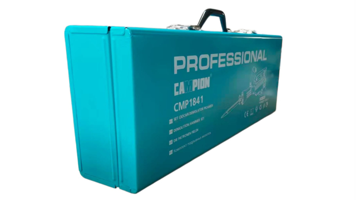 Ciocan demolator (Picamer) Uralmash Campion, 3500W, 1400RPM, 42J, 2 Dalte incluse, Cutie metalica de transport [11]