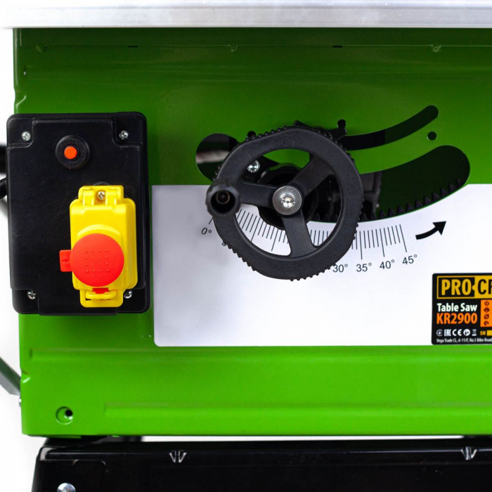 Circular stationar cu masa PROCRAFT KR2900, 1800W, Disc 254x25.4mm, 4500RPM [6]