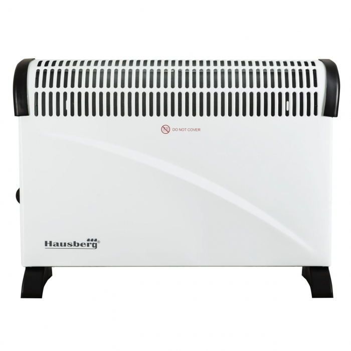 Convector electric Hausberg HB-8206, 2000 W, 3 nivele de putere, termostat reglabil [2]