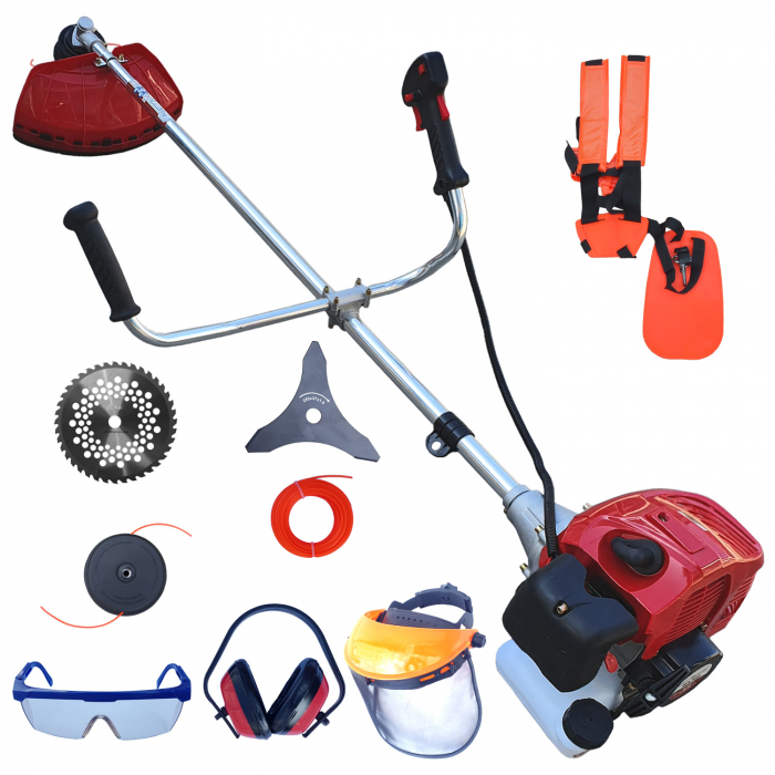 Motocoasa pe benzina CRAFT-TEC ULTRA POWER X9500, 9.5CP,  10 Accesorii, Easy Start [3]