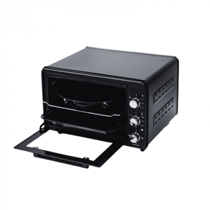 Cuptor electric Goldmann Saray, 1300W, 36L, Timer 90min., Temperatura reglabila 90-230 grade C, Oprire automata, Gratar, Tava rotunda, Tava dreptunghiulara [2]