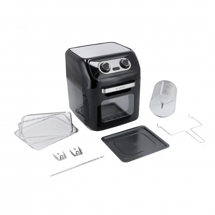 Cuptor-friteuza Just Perfecto JL-07, 1800W, Capacitate 12L, Timer 90min., Temperatura reglabila, Accesorii incluse [3]