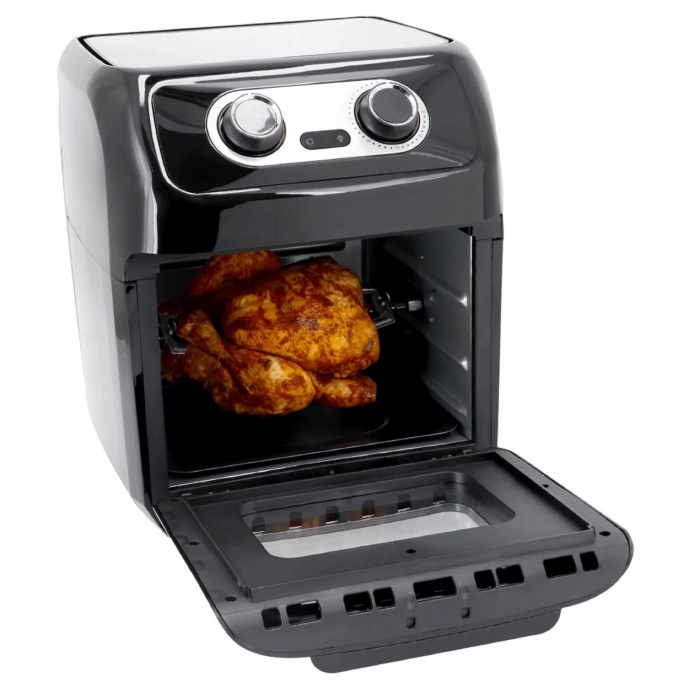 Cuptor-friteuza Just Perfecto JL-07, 1800W, Capacitate 12L, Timer 90min., Temperatura reglabila, Accesorii incluse [2]