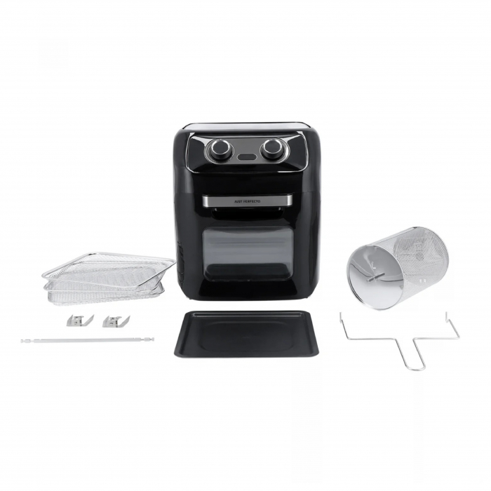 Cuptor-friteuza Just Perfecto JL-07, 1800W, Capacitate 12L, Timer 90min., Temperatura reglabila, Accesorii incluse [4]